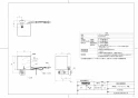 TOTO TLE01508J 取扱説明書 商品図面 施工説明書 分解図 自動水栓機能部（単水栓、AC100V、手動） 商品図面1