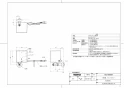 TOTO TLE24SS1A 取扱説明書 商品図面 施工説明書 分解図 アクアオート(自動水栓) コンテンポラリタイプ Sサイズ AC100V 商品図面1