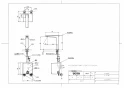 TOTO TLE25SM2W 取扱説明書 商品図面 施工説明書 分解図 アクアオート自動水栓 商品図面1