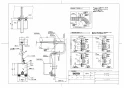 TOTO TLE25SP2W 取扱説明書 商品図面 施工説明書 分解図 アクアオート(自動水栓) コンテンポラリタイプ (角・壁付き) 壁付自動水栓 商品図面1