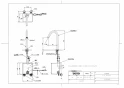 TOTO TLE26SM2A 取扱説明書 商品図面 施工説明書 分解図 アクアオート(自動水栓) コンテンポラリタイプ 台付自動水栓 Mサイズ 商品図面1