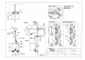 TOTO TLE26SP2W 取扱説明書 商品図面 施工説明書 分解図 アクアオート(自動水栓) コンテンポラリタイプ (角・壁付き) 壁付自動水栓 商品図面1