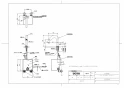 TOTO TLE28SA2A 取扱説明書 商品図面 施工説明書 分解図 アクアオート(自動水栓） 商品図面1