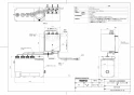 TOTO TLK06S03JA 取扱説明書 商品図面 施工説明書 分解図 壁付自動水石けん供給栓(3L・3連） 商品図面1