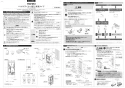 TOTO TYC430WJ 取扱説明書 商品図面 施工説明書 クリーンドライ（ハンドドライヤー) 吸引・高速両面タイプ 施工説明書1