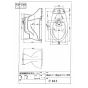 TOTO C423 商品図面 腰掛式タンク密結形便器 商品図面1