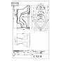 TOTO C720R 商品図面 腰掛式タンク密結形便器 商品図面1