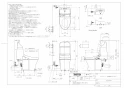 TOTO CES9335PX GG-800 ウォシュレット一体型便器 商品図面 施工説明書 GG-800 ウォシュレット一体型便器  商品図面1