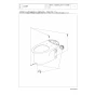 TOTO CS100BP 商品図面 施工説明書 分解図 腰掛式タンク密結形便器 分解図1