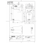 TOTO CS100BP 商品図面 施工説明書 分解図 腰掛式タンク密結形便器 商品図面1