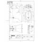 TOTO CS20B 商品図面 施工説明書 分解図 腰掛式タンク密結形便器 商品図面1