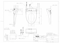 TOTO CS232B+SH232BA+TCF6543 ピュアレストQR+ウォシュレットS1セット 取扱説明書 商品図面 施工説明書 分解図 ピュアレストQR+ウォシュレットS1セット 商品図面1