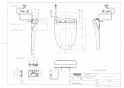 TOTO CS232B+SH232BAK+TCF4733S ピュアレストQR+アプリコットF3セット 取扱説明書 商品図面 施工説明書 分解図 ピュアレストQR+アプリコットF3セット 商品図面1