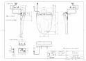 TOTO CS232B+SH233BAK+TCF4713R ピュアレストQR+アプリコットF1セット 取扱説明書 商品図面 施工説明書 分解図 ピュアレストQR+アプリコットF1セット 商品図面1