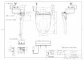 TOTO CS232B+SH233BAK+TCF4723R ピュアレストQR+アプリコットF2セット 取扱説明書 商品図面 施工説明書 分解図 ピュアレストQR+アプリコットF2セット 商品図面1