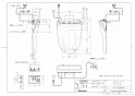 TOTO CS232BM+SH232BAK+TCF4723AKR ピュアレストQR+アプリコットF2Aセット 取扱説明書 商品図面 施工説明書 分解図 ピュアレストQR+アプリコットF2Aセット 商品図面1