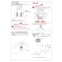 TOTO CS390B 商品図面 施工説明書 分解図 腰掛式タンク密結形床上排水防露便器 施工説明書3