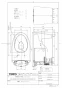 TOTO CS400BP+SH400BAK ピュアレストEX 取扱説明書 商品図面 施工説明書 分解図 ピュアレストEX 商品図面1