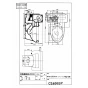 TOTO CS406BP 商品図面 腰掛式タンク密結形床上排水防露便器 商品図面1