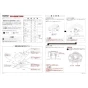 TOTO CS81B 商品図面 施工説明書 分解図 CS430シリーズ 施工説明書1