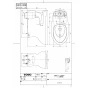 TOTO CS81B 商品図面 施工説明書 分解図 CS430シリーズ 商品図面1