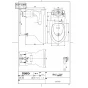 TOTO CS81BU 商品図面 施工説明書 分解図 CS430シリーズ 商品図面1