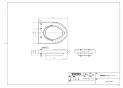 TOTO EWCS440-43 取扱説明書 商品図面 施工説明書 分解図 ウォシュレット付補高便座　ウォシュレットS1(金属ベースプレート) 商品図面1