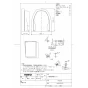 TOTO HA220 商品図面 施工説明書 大便器背面カバー 商品図面1