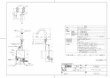 TOTO L546U#NW1+TENA22A+T6SM1 取扱説明書 商品図面 施工説明書 分解図 はめ込楕円形洗髪洗面器 L546U+TENA22Aセット 商品図面1