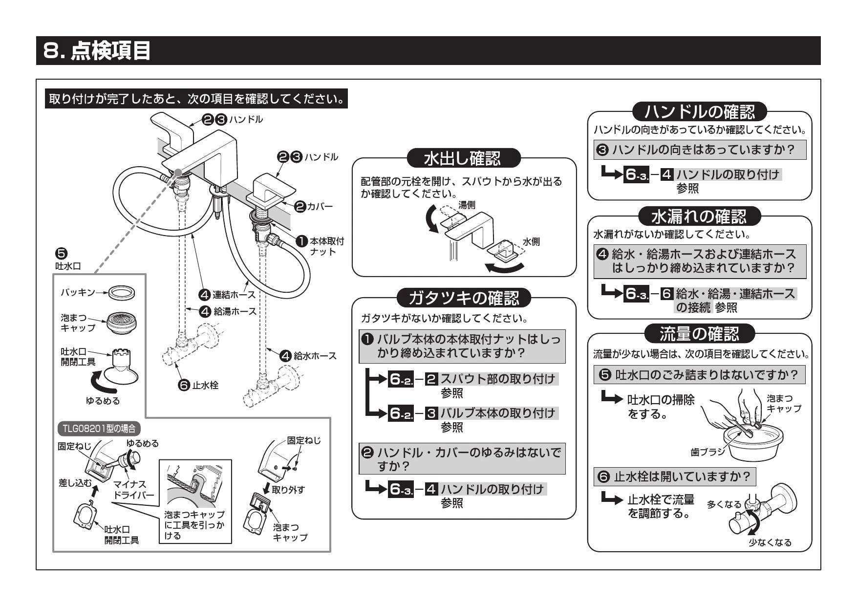 TOTO L548U+TLG01201J+TLC4A1FX2+T7PW1取扱説明書 商品図面 施工説明書