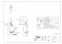 TOTO L710C#NW1+TENA12E+HR710+T6SM1 取扱説明書 商品図面 施工説明書 分解図 ベッセル形洗面器（角形) L710C+TENA12Eセット 商品図面1