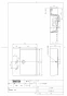 TOTO L710CM#NW1+TENA41A+HR710+TLDS2201J+TLK02S04J 取扱説明書 商品図面 施工説明書 分解図 ベッセル形洗面器（角形) L710C+TENA41Aセット 商品図面1