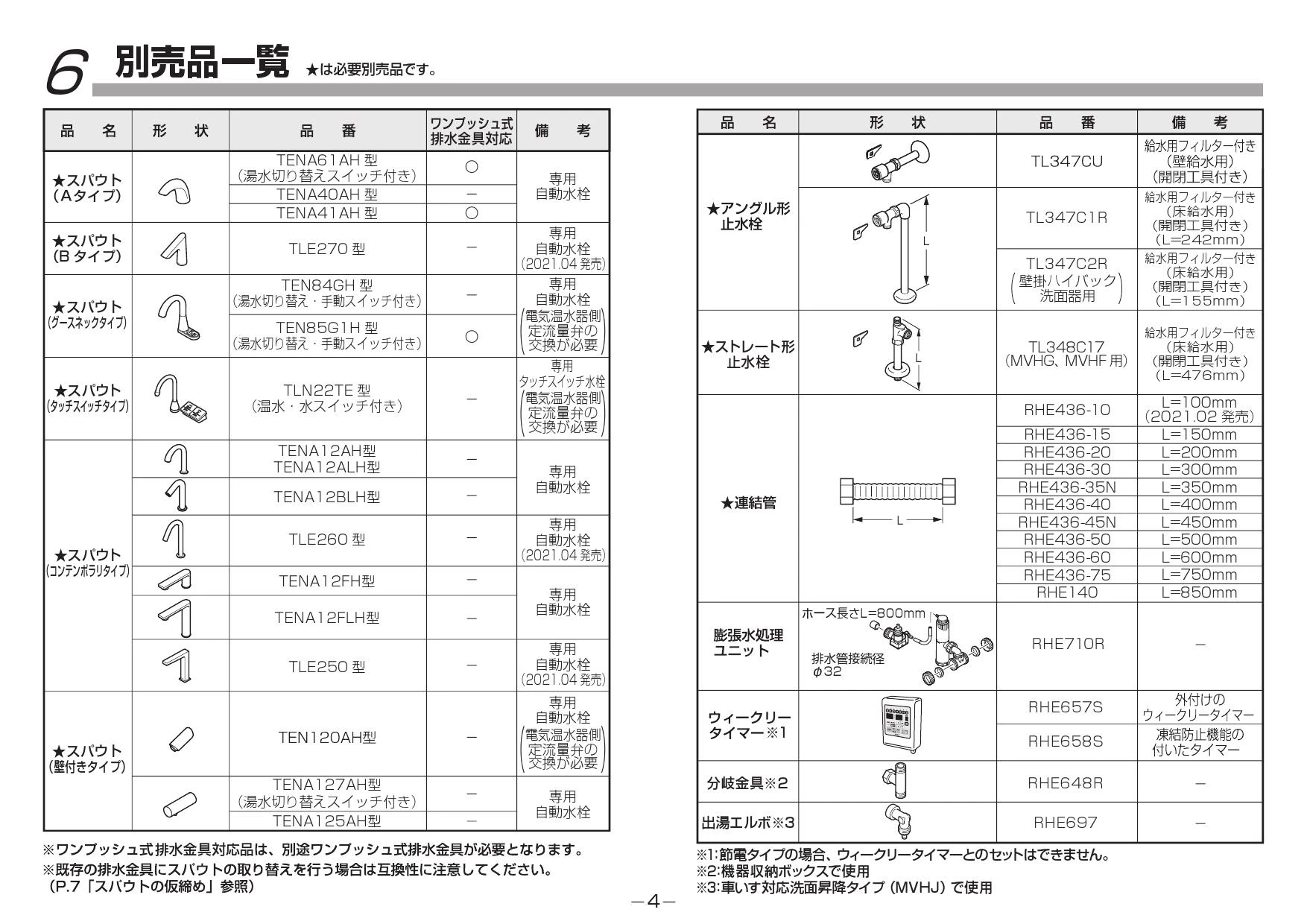 TOTO LS715+REAH03B1S12FL+TL347CU+RHE436-40+TLDS2103J商品図面 施工