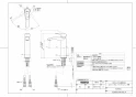 TOTO LS715#NW1+TLG09303J+TL4CUX2+TLDP2207J 取扱説明書 商品図面 施工説明書 分解図 ベッセル式洗面器・洗面ボウル LS715+TLG09303Jセット 商品図面1