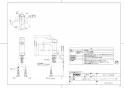 TOTO LS717C#NW1+TLG01302JA+TL4CUX2+T7PW1 取扱説明書 商品図面 施工説明書 分解図 ベッセル式洗面器・洗面ボウル器 LS717C+TLG01302JAセット 商品図面1