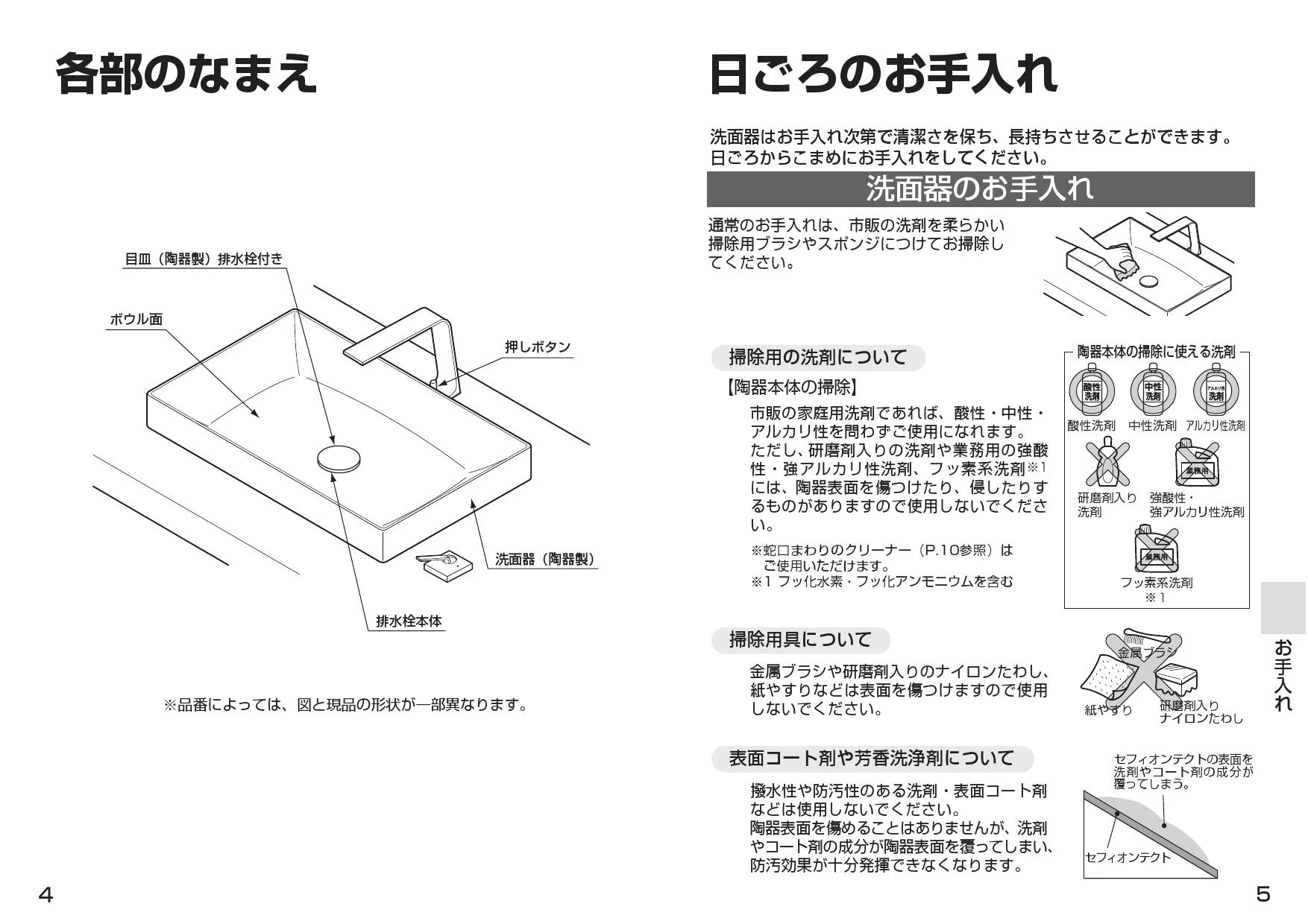 TOTO LS901+TLC11C2+TL4CFU+T7W85取扱説明書 商品図面 施工説明書 分解