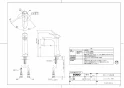 TOTO LS902#NW1+TLG01306JA+TLC4A1X2+T7W86 取扱説明書 商品図面 施工説明書 分解図 ベッセル式洗面器・洗面ボウルセット 商品図面1