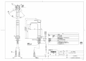 TOTO LS903#NW1+TLG08305J+TLC4A1X2+T7W85 取扱説明書 商品図面 施工説明書 分解図 ベッセル式洗面器・洗面ボウル LS903+TLG08305Jセット 商品図面1