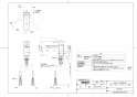 TOTO LS910CR#NW1+TLG02302JA+TLC4A1X2+TLDS2201J 取扱説明書 商品図面 施工説明書 分解図 ベッセル式洗面器・洗面ボウルハイクオリティ洗面器 LS910CR+TLG02302JAセット 商品図面1