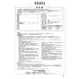 TOTO LSA704CAPND+M704LW 取扱説明書 商品図面 施工説明書 分解図 ベッセル式洗面器・シングル混合水栓・洗面カウンターセット 取扱説明書7