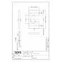 TOTO LSA704CAPND+M704LW 取扱説明書 商品図面 施工説明書 分解図 ベッセル式洗面器・シングル混合水栓・洗面カウンターセット 商品図面1