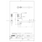 TOTO LSA704CAPND+M704LW 取扱説明書 商品図面 施工説明書 分解図 ベッセル式洗面器・シングル混合水栓・洗面カウンターセット 商品図面1