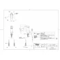 TOTO LSA704CAPND+M704LW 取扱説明書 商品図面 施工説明書 分解図 ベッセル式洗面器・シングル混合水栓・洗面カウンターセット 商品図面1