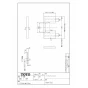 TOTO LSA721CAPND+M721SW 取扱説明書 商品図面 施工説明書 分解図 ベッセル式洗面器・シングル混合水栓・洗面カウンターセット 商品図面1