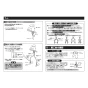 TOTO LSA722CBSNW 商品図面 施工説明書 分解図 ベッセル式洗面器・シングル混合水栓セット 施工説明書6