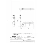 TOTO LSC722AAPND 取扱説明書 商品図面 施工説明書 分解図 ベッセル式洗面器・立水栓セット 商品図面1