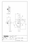 TOTO MLRB32ABL#NW1+TLS01101J+TL4CFU+T7W41+MX60013 取扱説明書 商品図面 施工説明書 分解図 カウンター一体形コーナー洗面器(樹脂製)MLRB32ABL+TLS01101Jセット 商品図面1