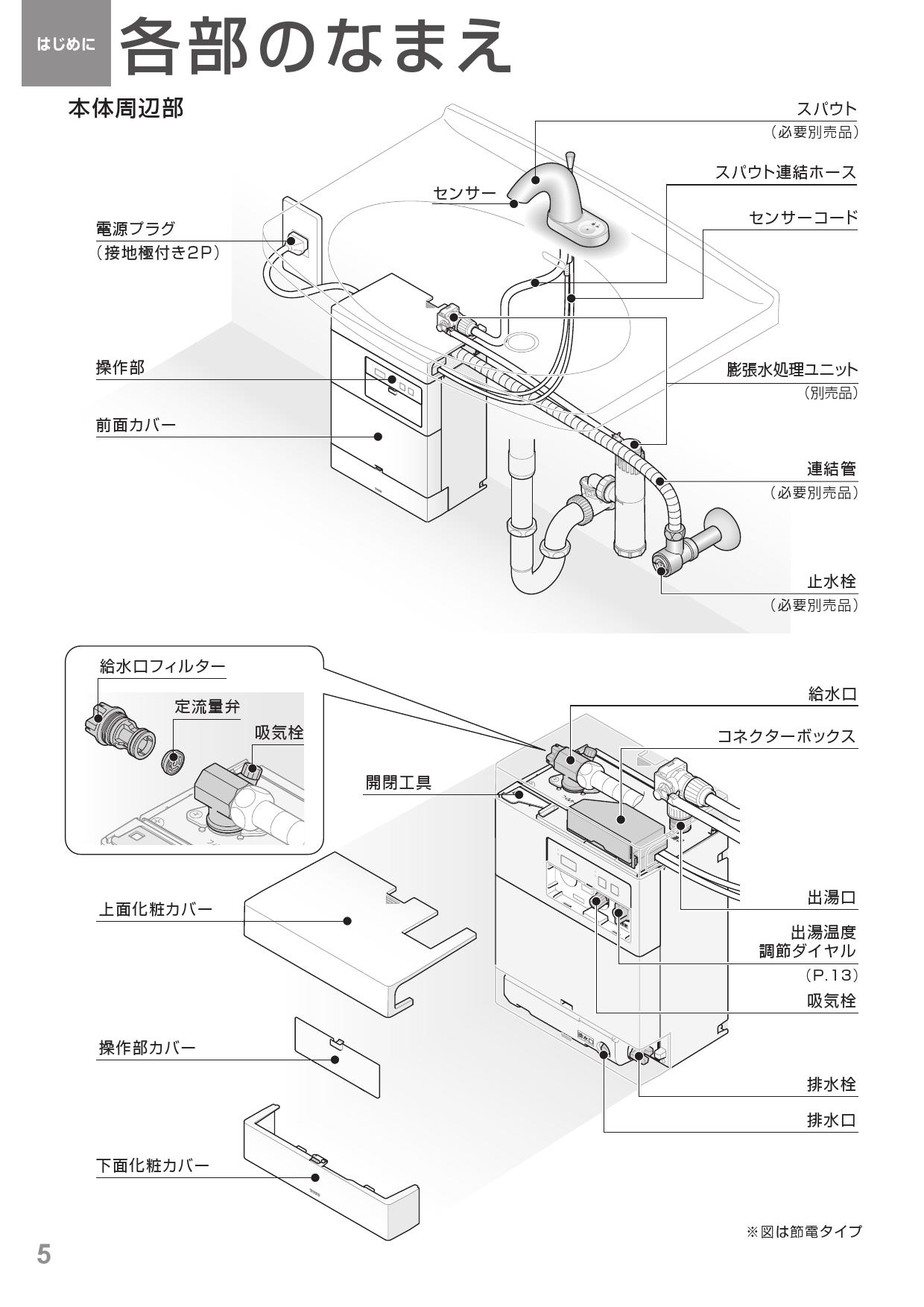 TOTO 電気温水器 REAH03B11 セット販売 - その他