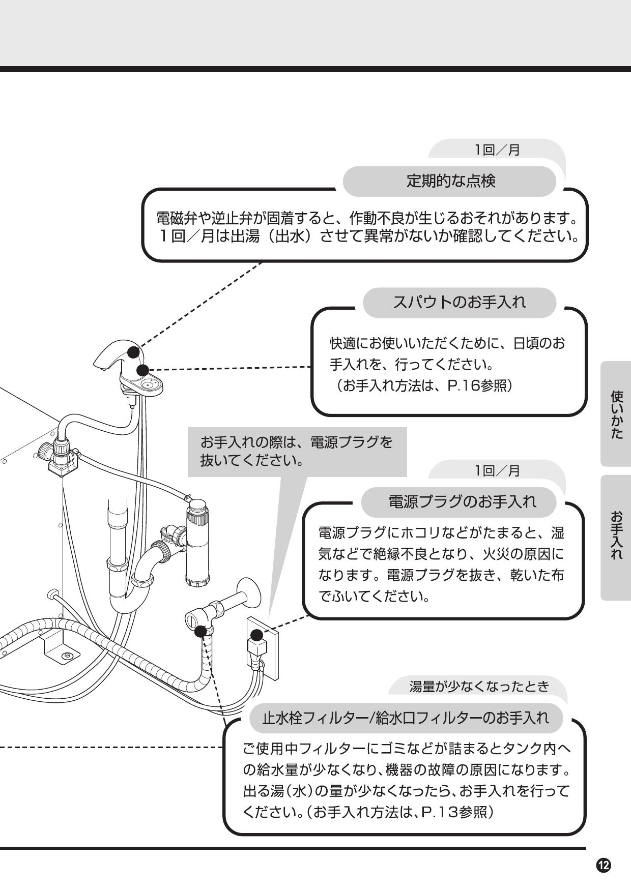 市場 TL347CU TOTO 電気温水器部材 フィルター付き アングル形止水栓