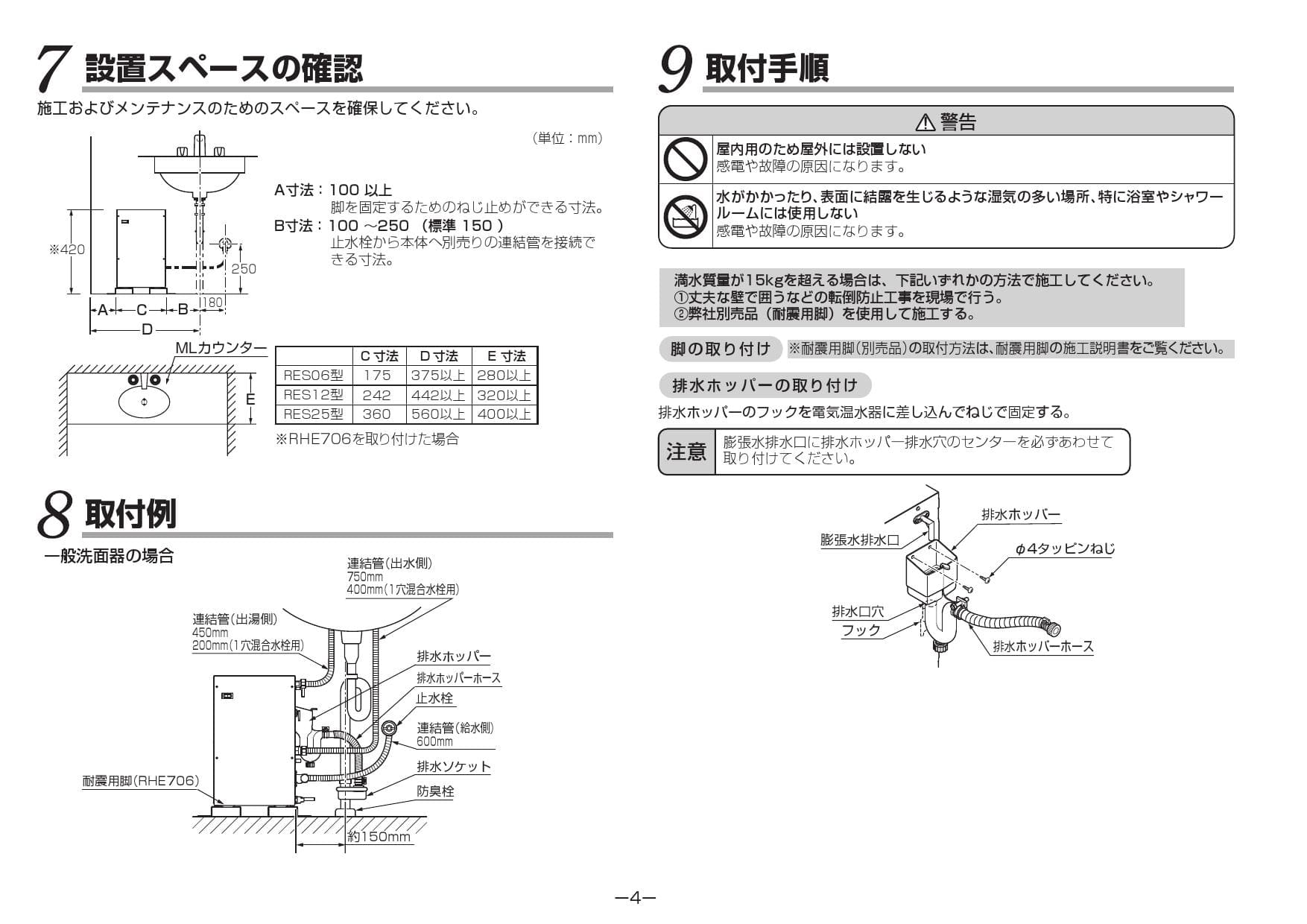 できないの [RES25A] 湯ぽっと RESシリーズ TOTO 電気温水器